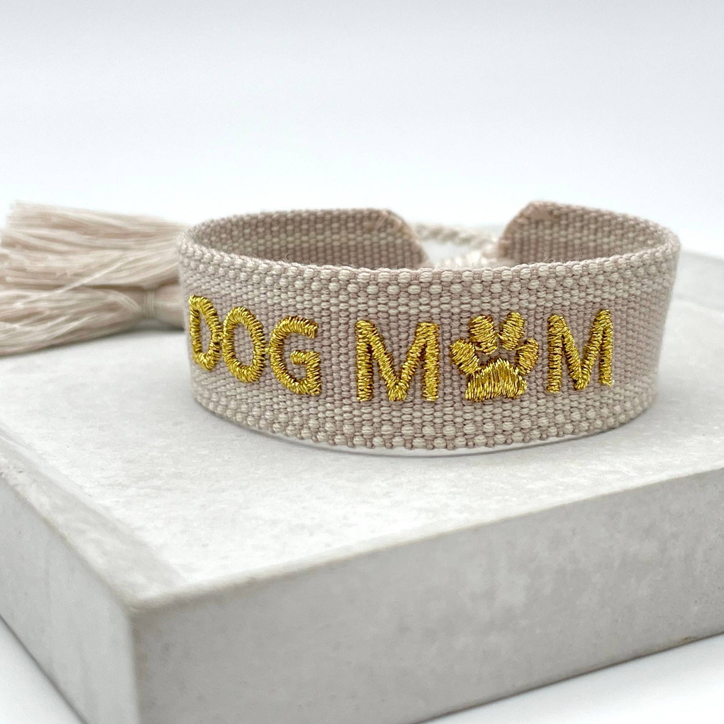 Woven Embroidered Statement Bracelets