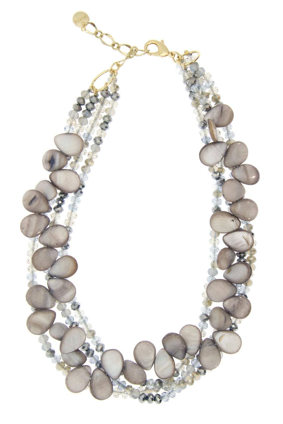 Cherai Multi Strand Pearl Necklace