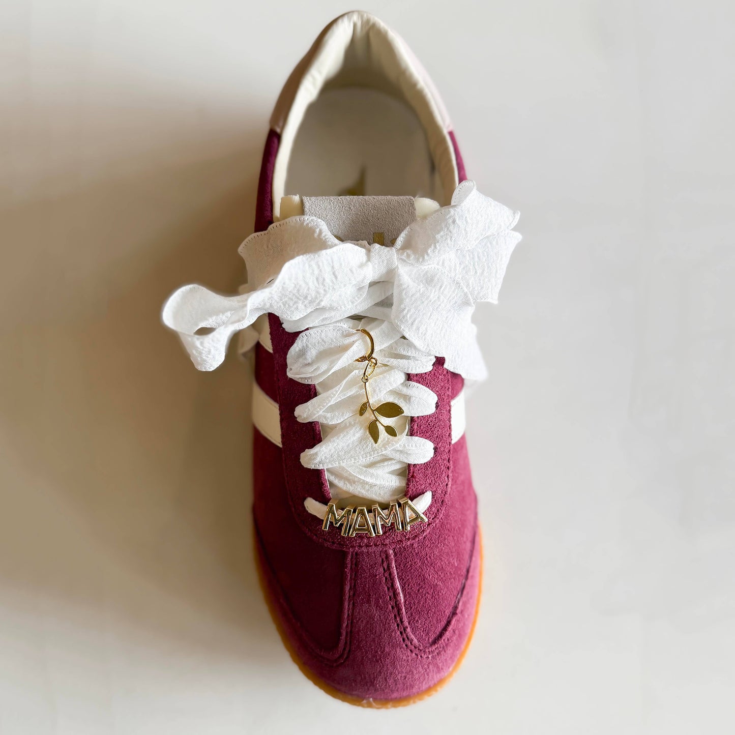Gingham Shoe Charms and Lace Sets
