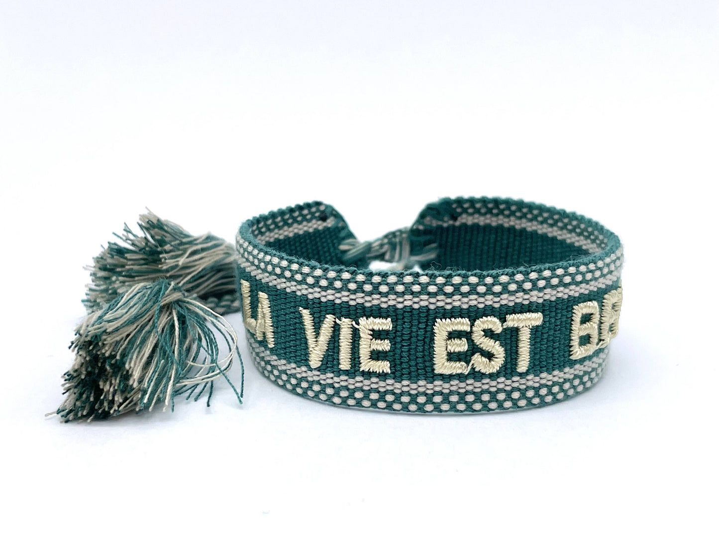Woven Embroidered Statement Bracelets