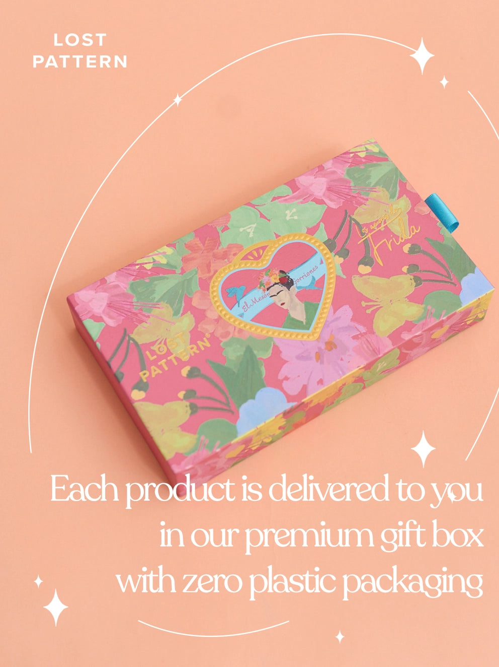 Frida's Garden Silk Skinny Scarf