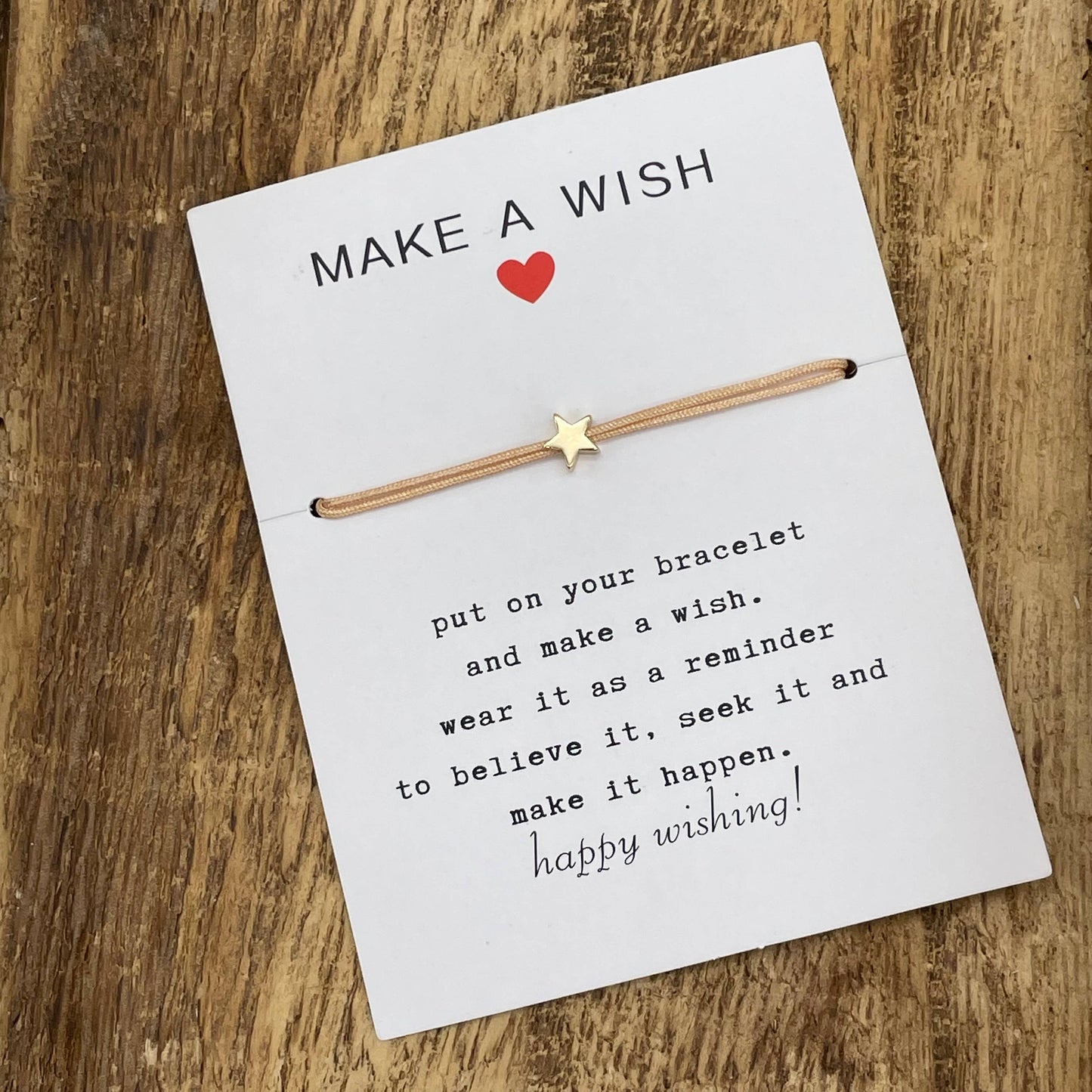 Make A Wish Charm Bracelet