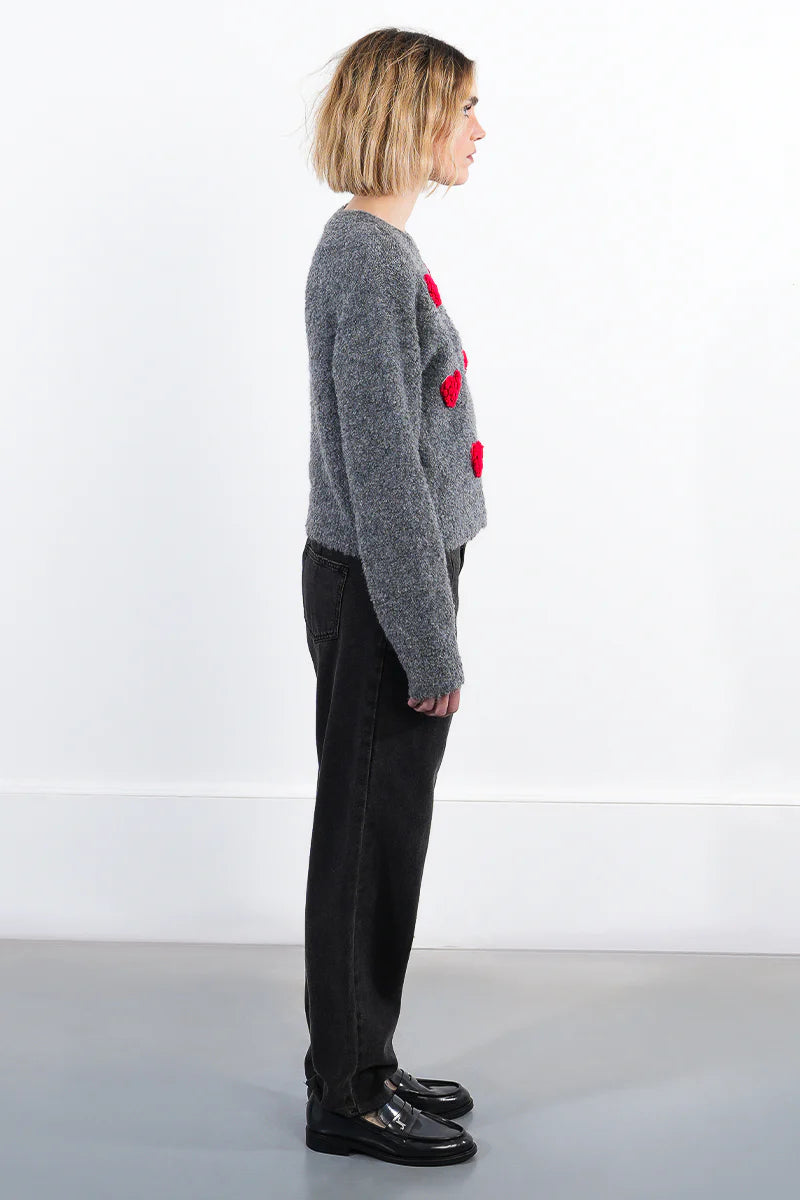 Crochet Heart Sweater