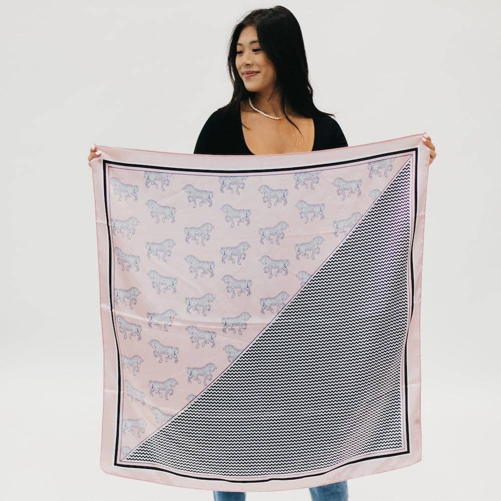 Printed Equestrian Scarf