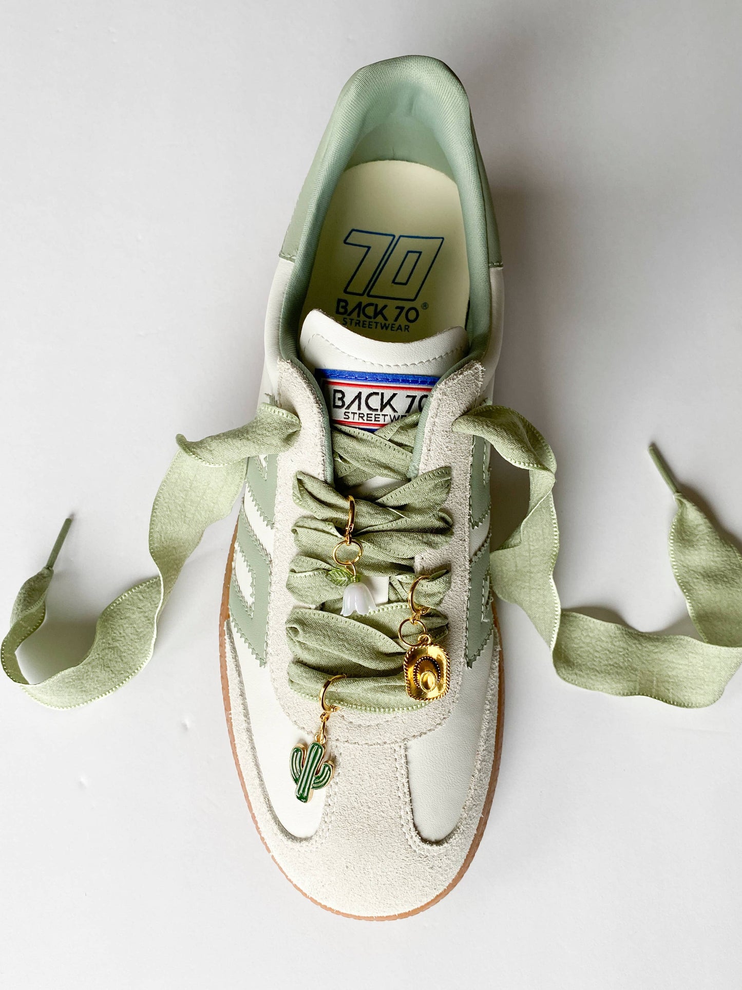 Sneaker Charm and Lace Sets
