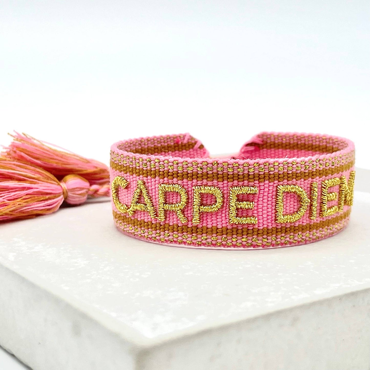 Woven Embroidered Statement Bracelets