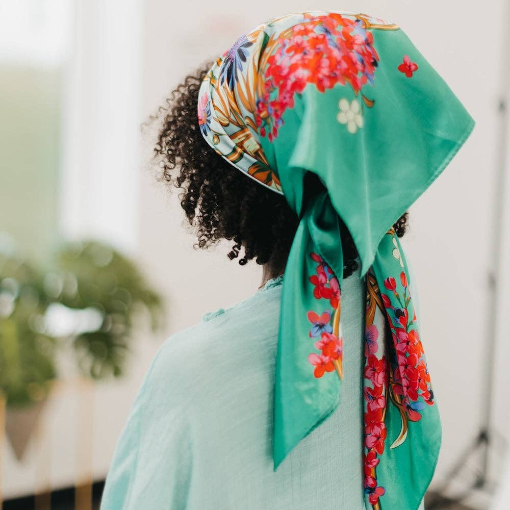 Floral Print Scarf