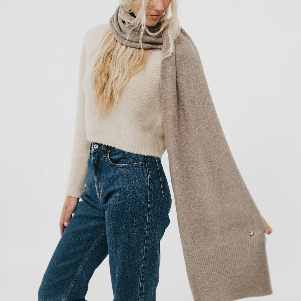 Cassidy Cashmere Wrap and Beanie Set