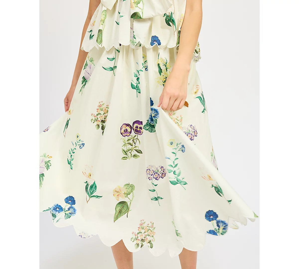 Ashley Belted Midi Skirt