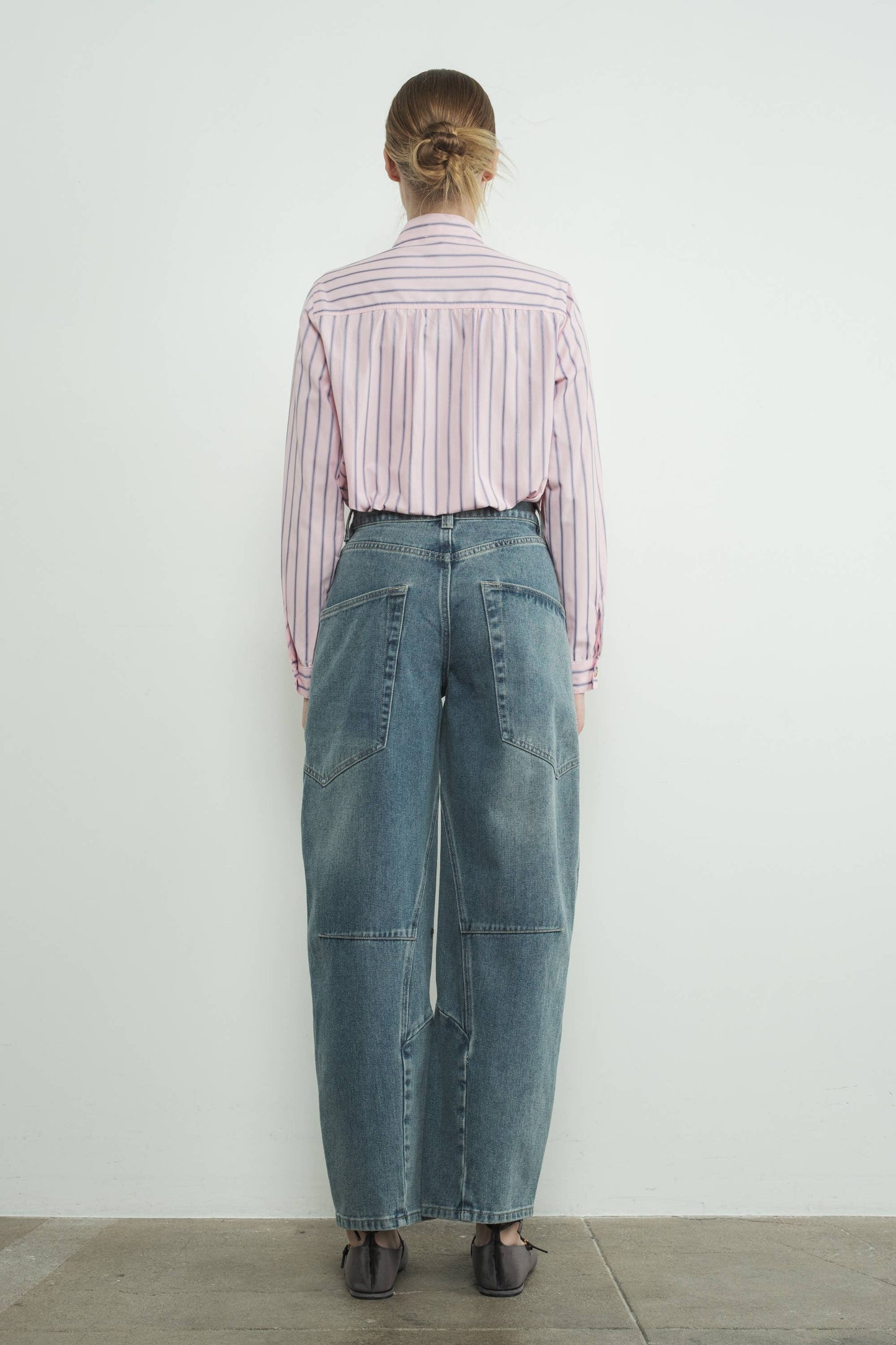 Striped Bow Tie Shirt