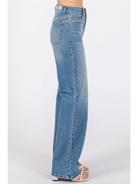LTJ Gia Almost Rigid Slouch Wide Leg Jean