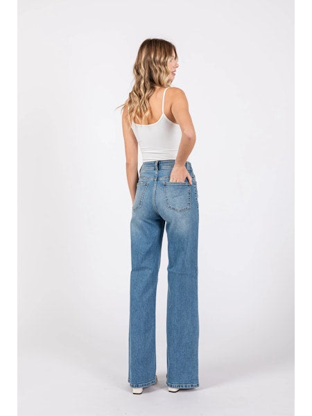 LTJ Gia Almost Rigid Slouch Wide Leg Jean