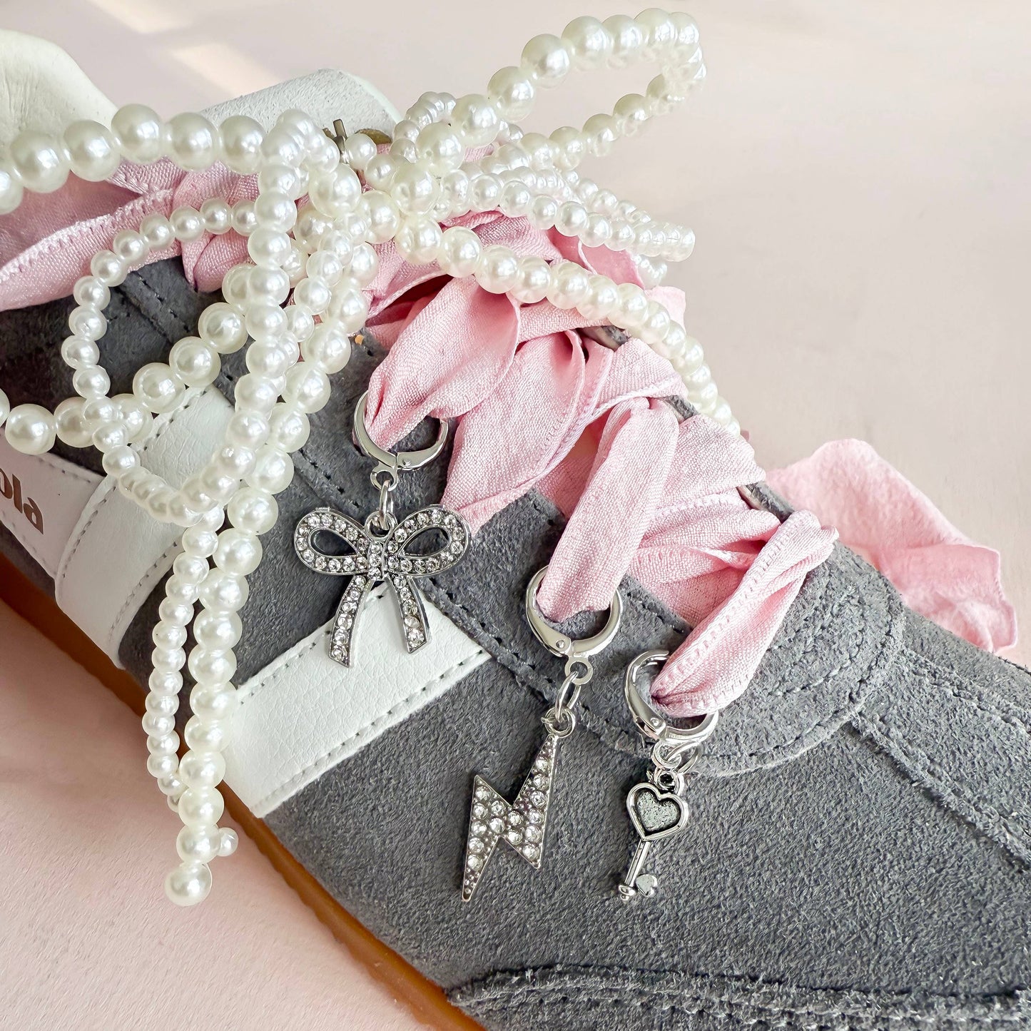 Sneaker Charm and Lace Sets