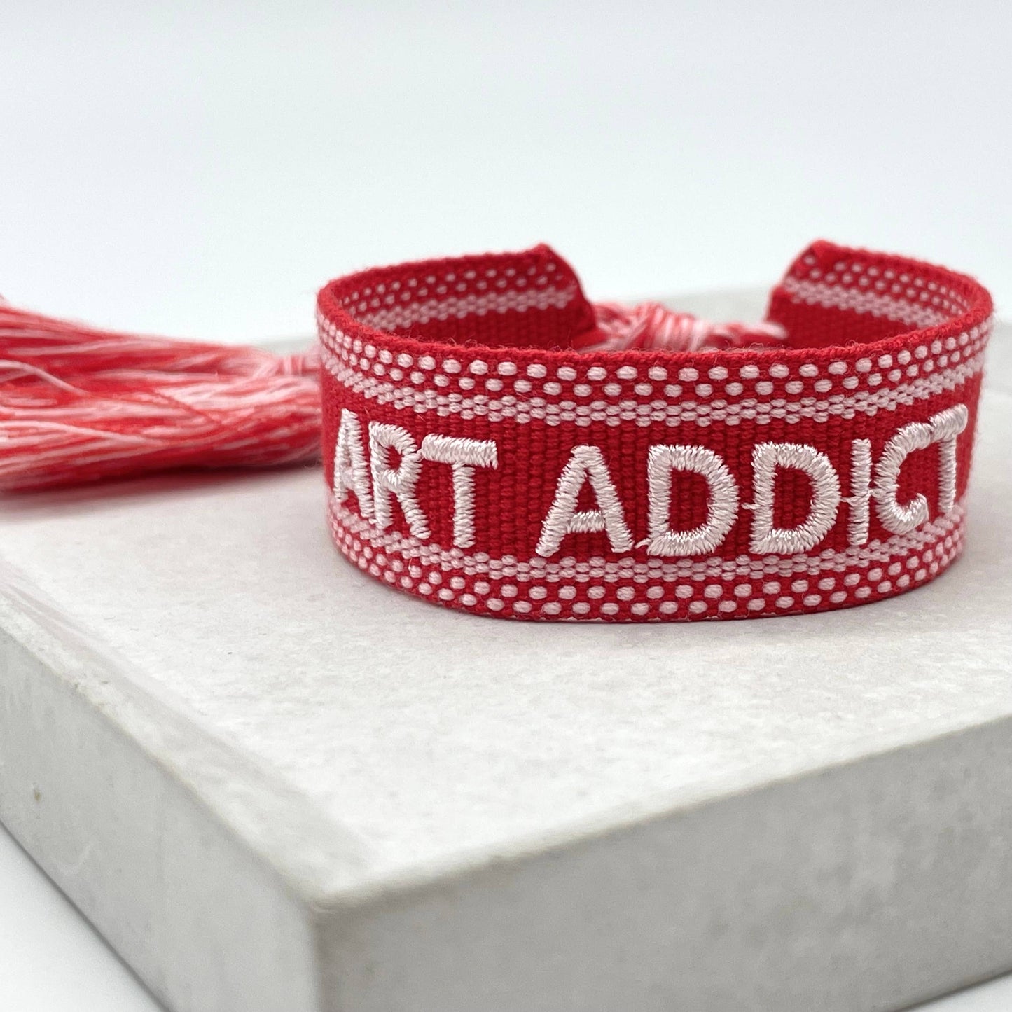 Woven Embroidered Statement Bracelets