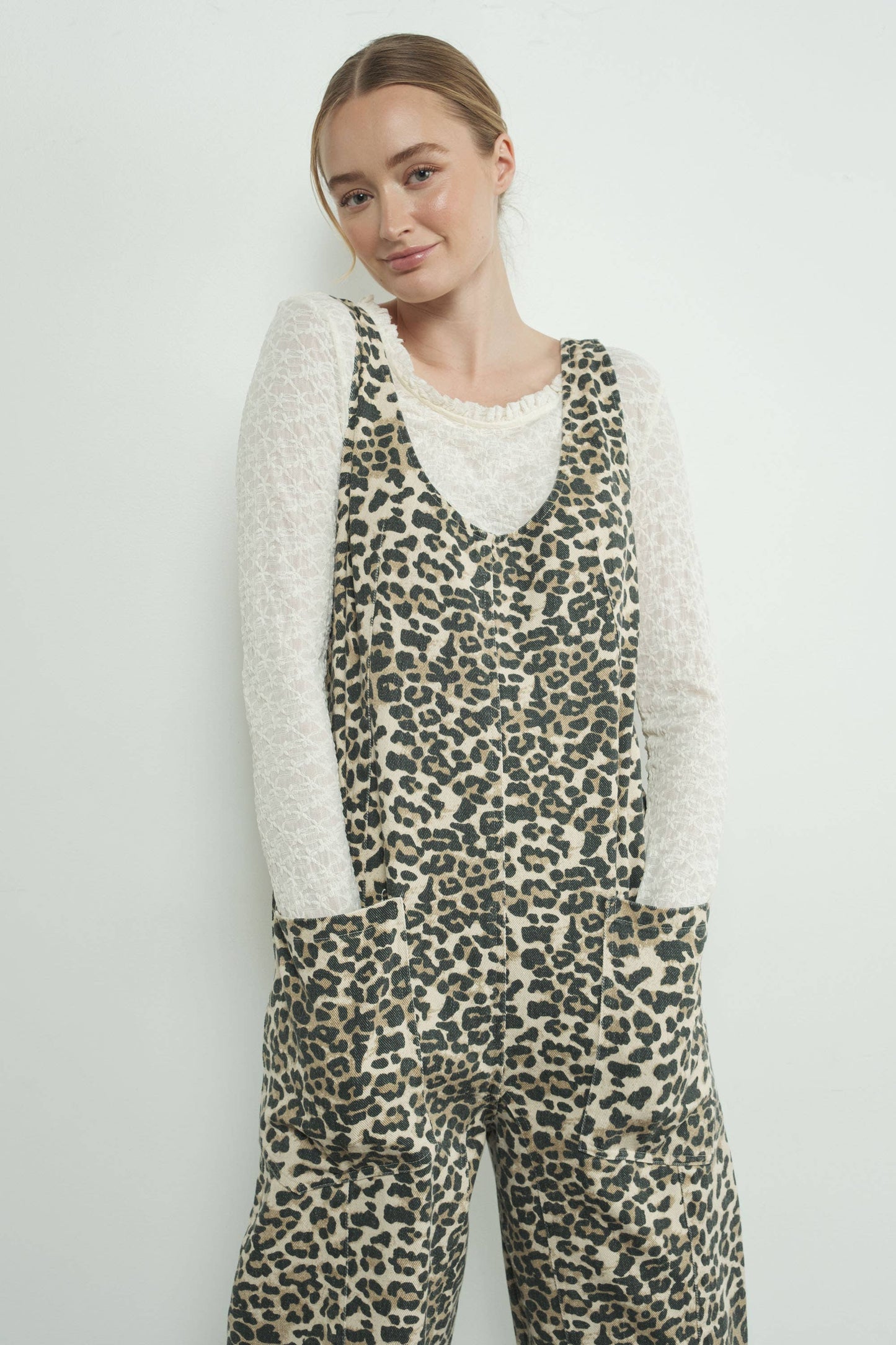 Leopard Print Jumpsuit