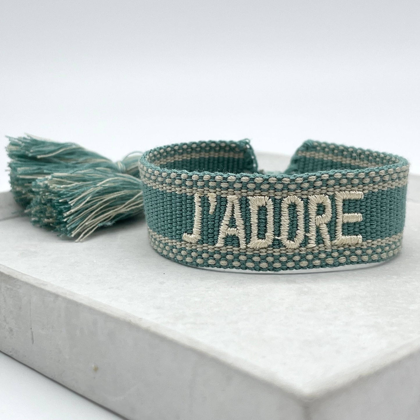 Woven Embroidered Statement Bracelets