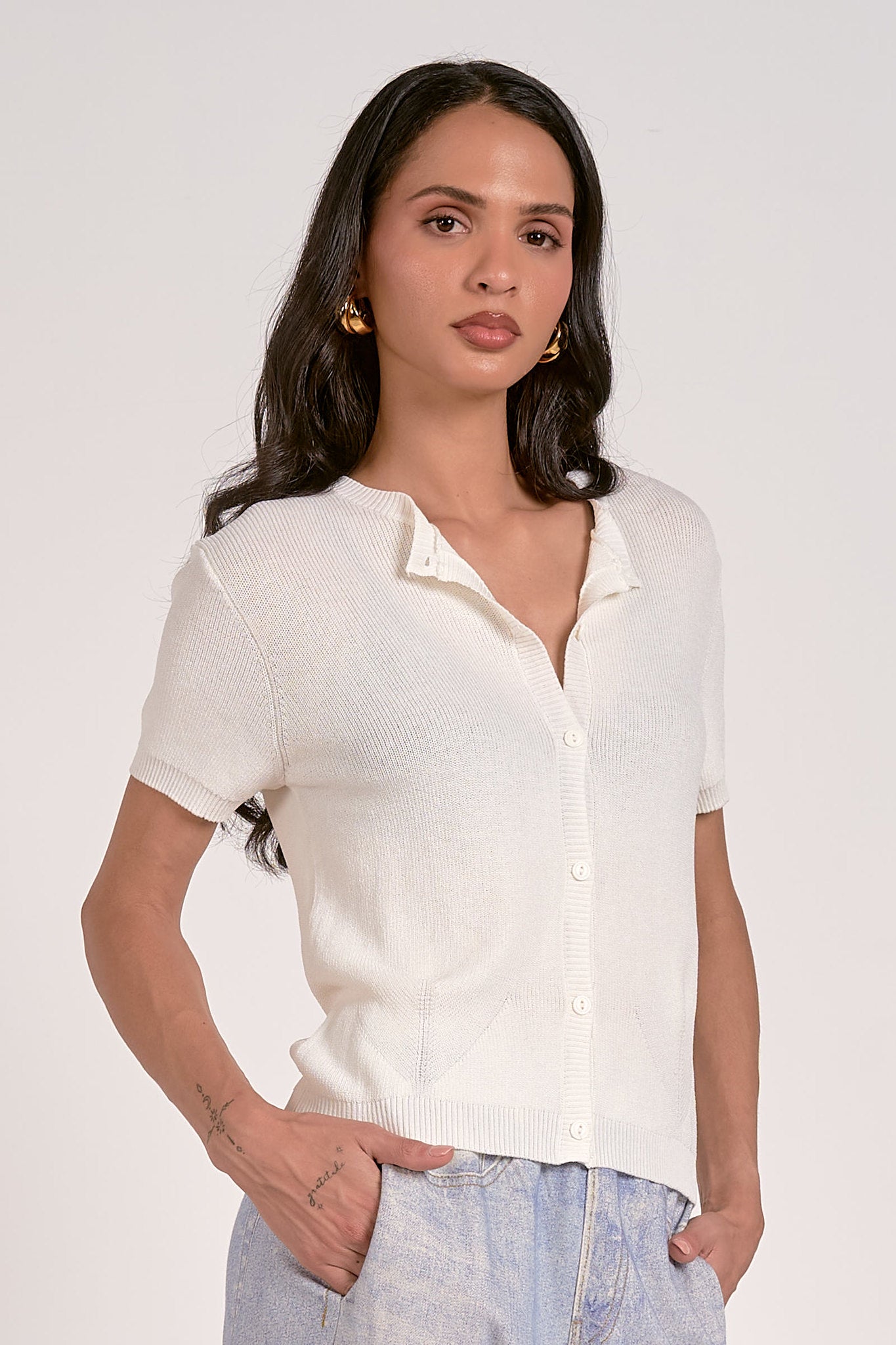 Short Sleeve Cardigan