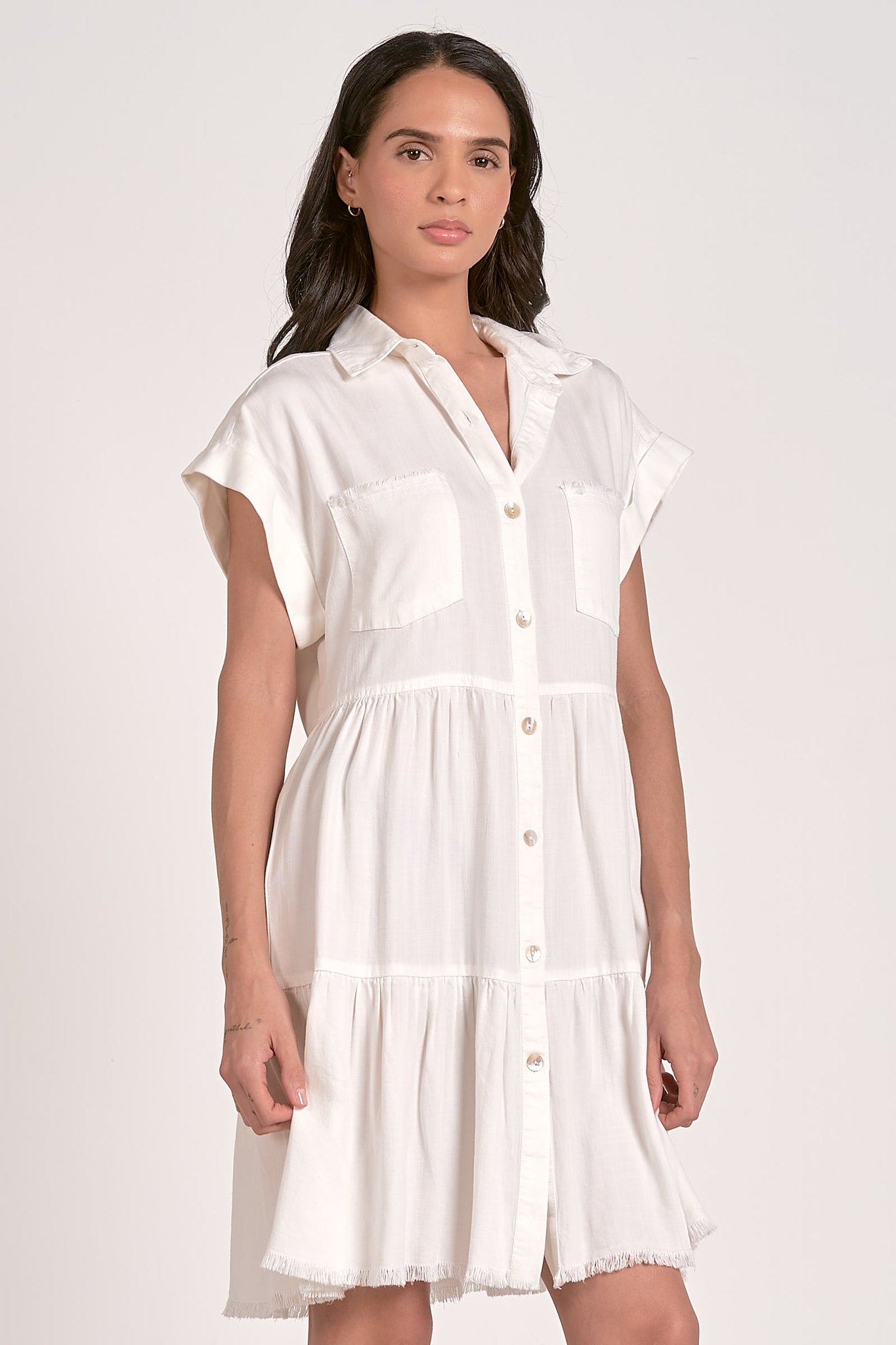 Tiered Mini Dress
