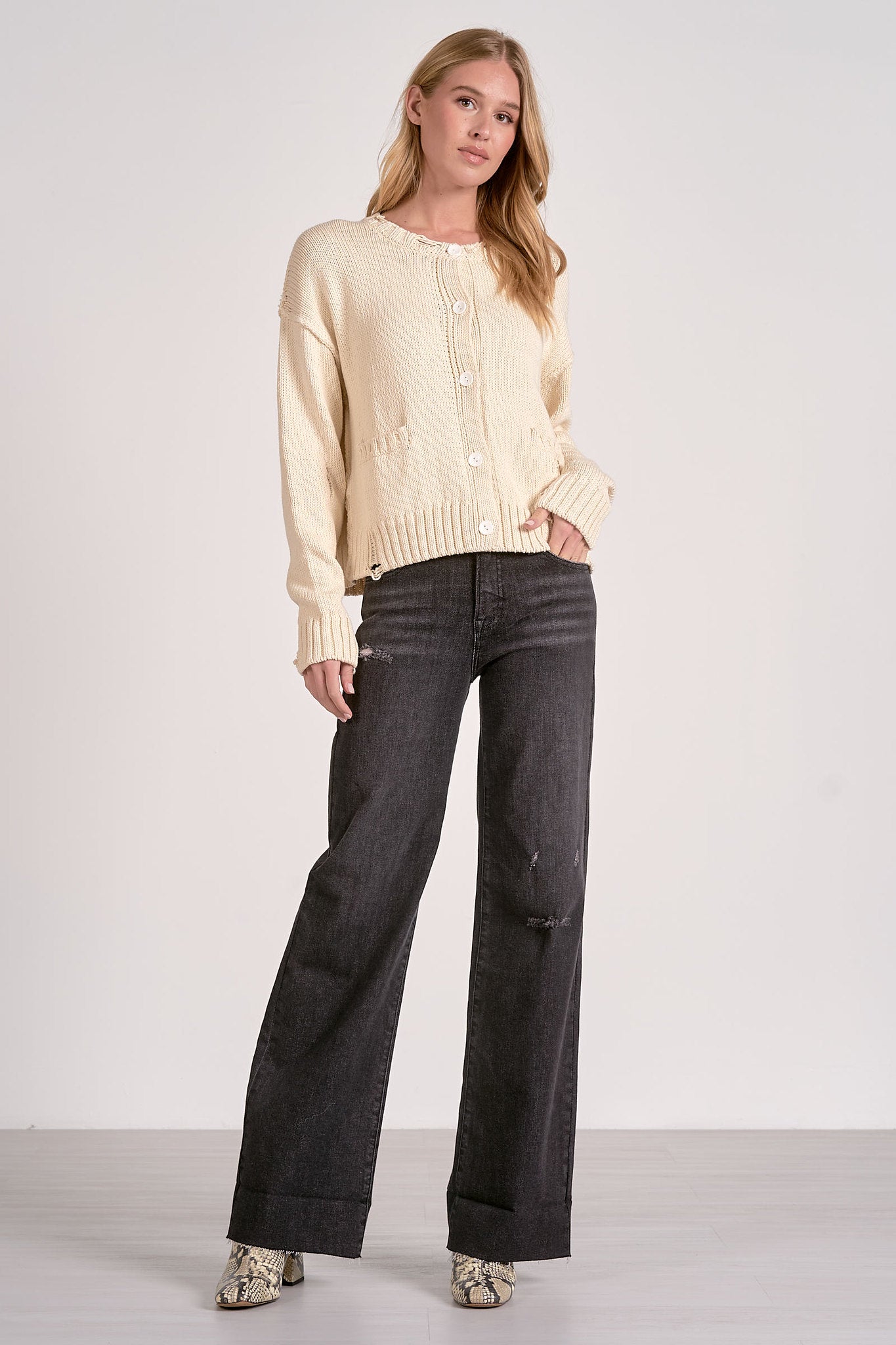 Distressed Cardigan