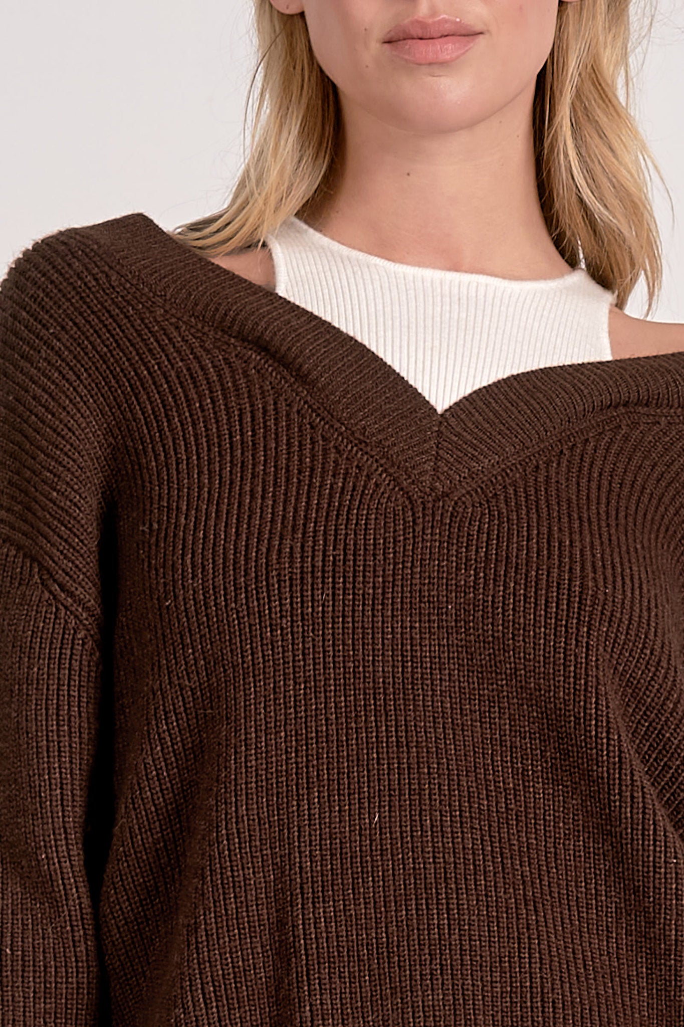 Layered Look Sweater