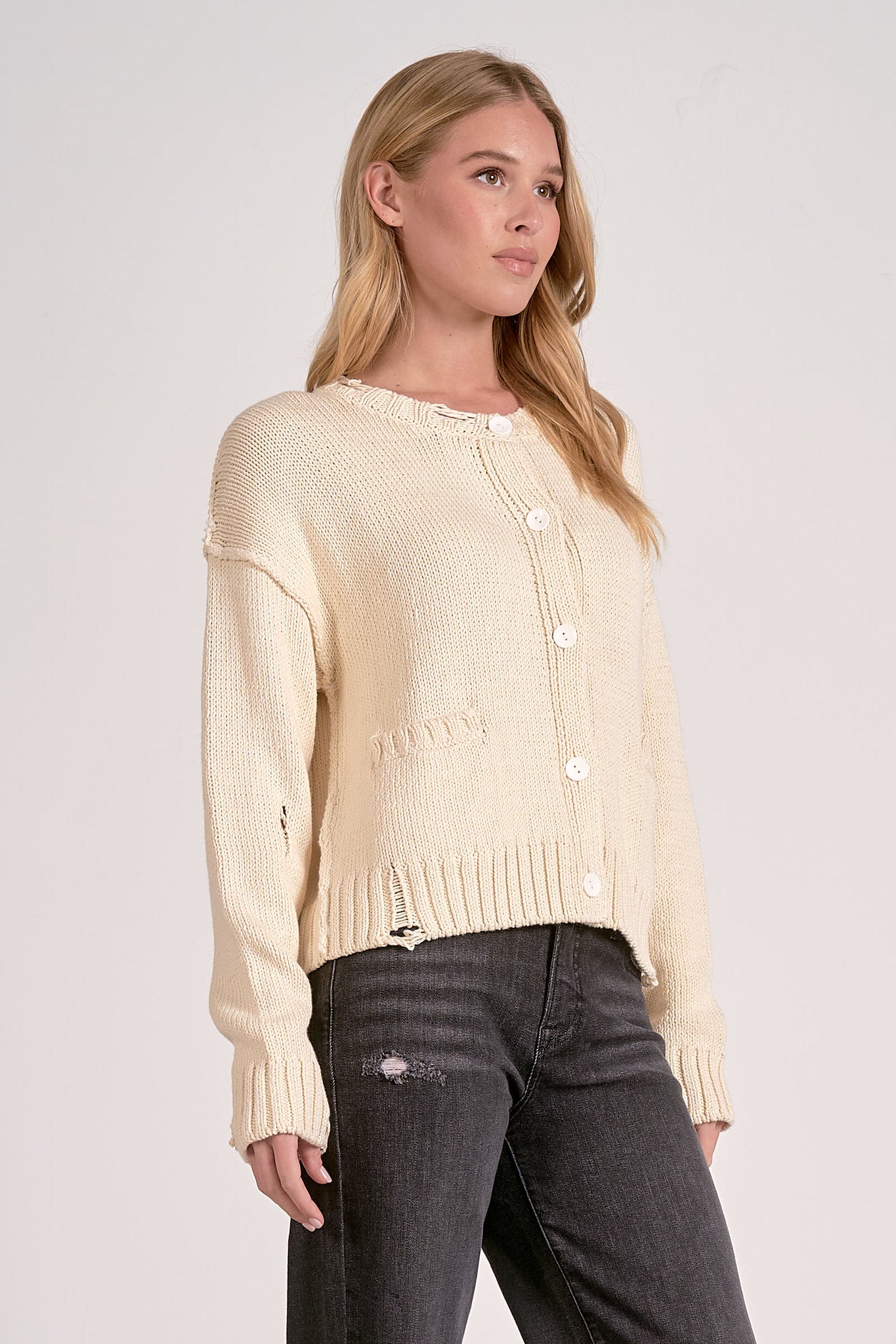 Distressed Cardigan