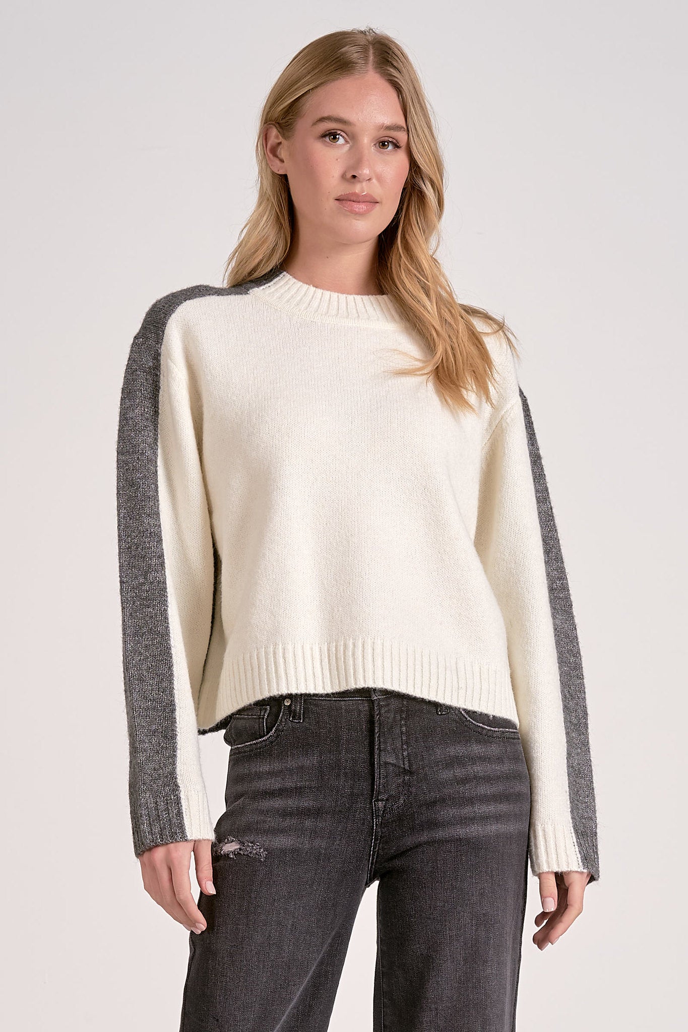 Front to Back Color Block Sweater