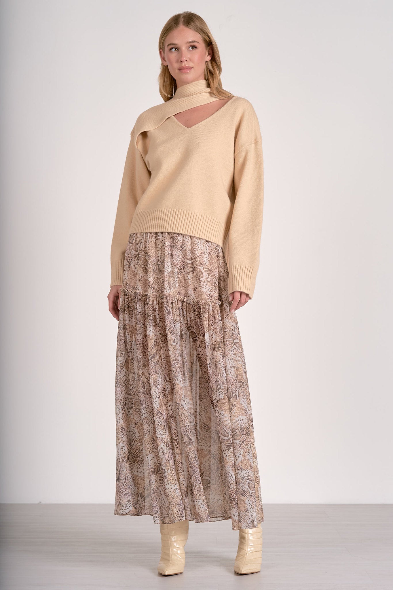 Brooke Scarf Sweater