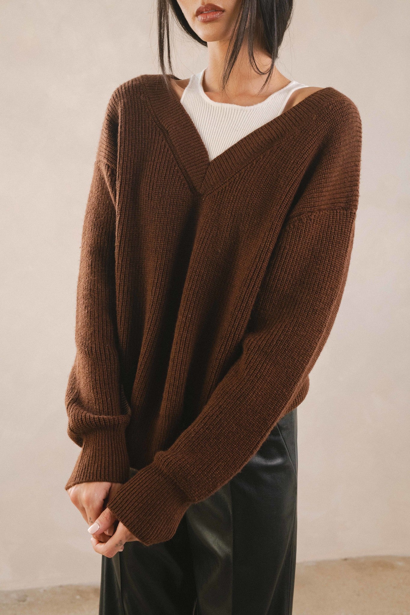 Layered Look Sweater