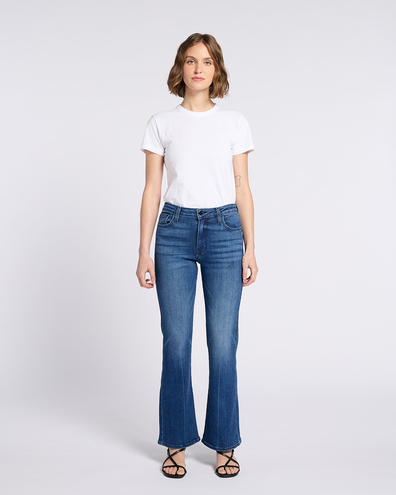 LTJ Bella Whisker Flare Jeans