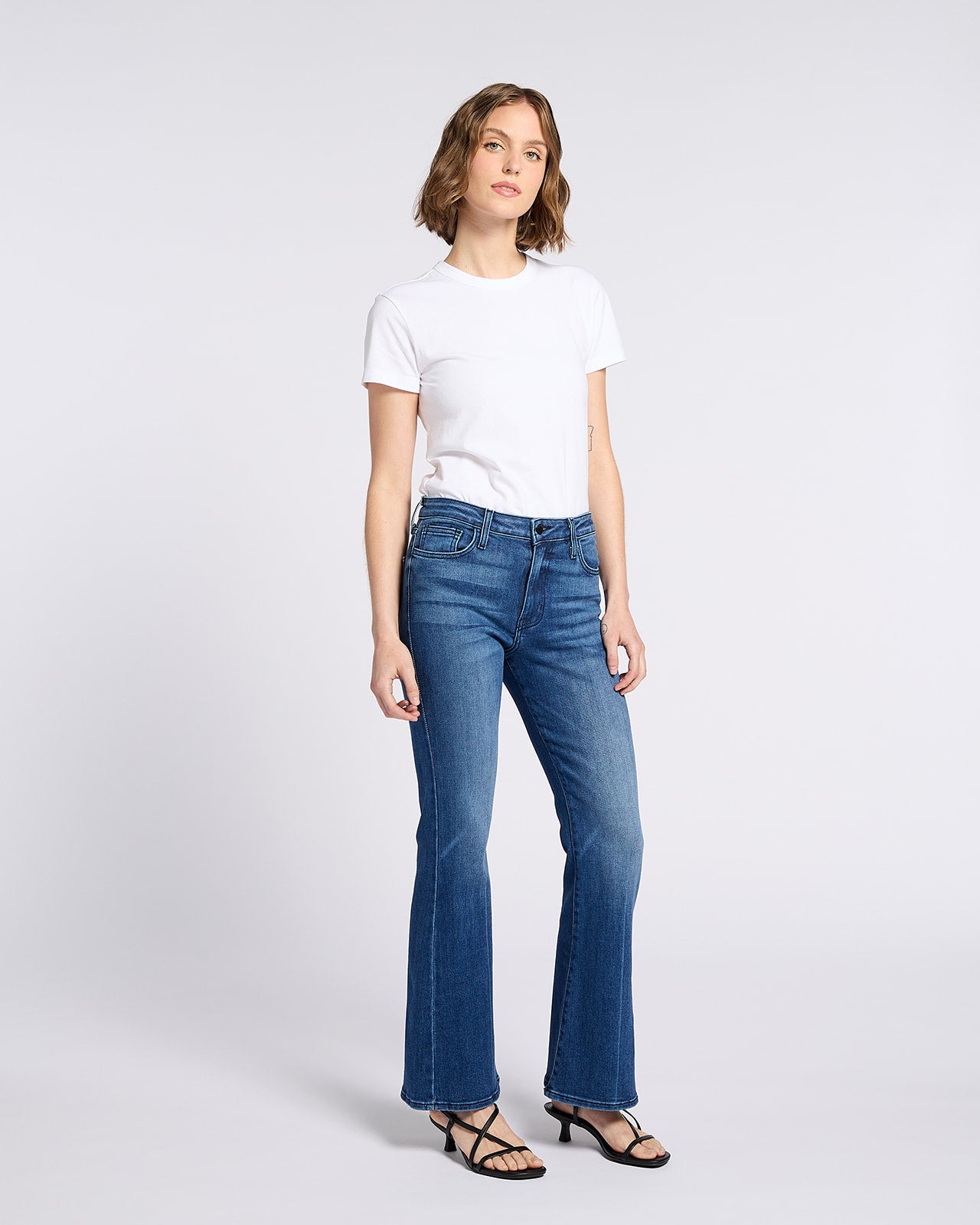LTJ Bella Whisker Flare Jeans