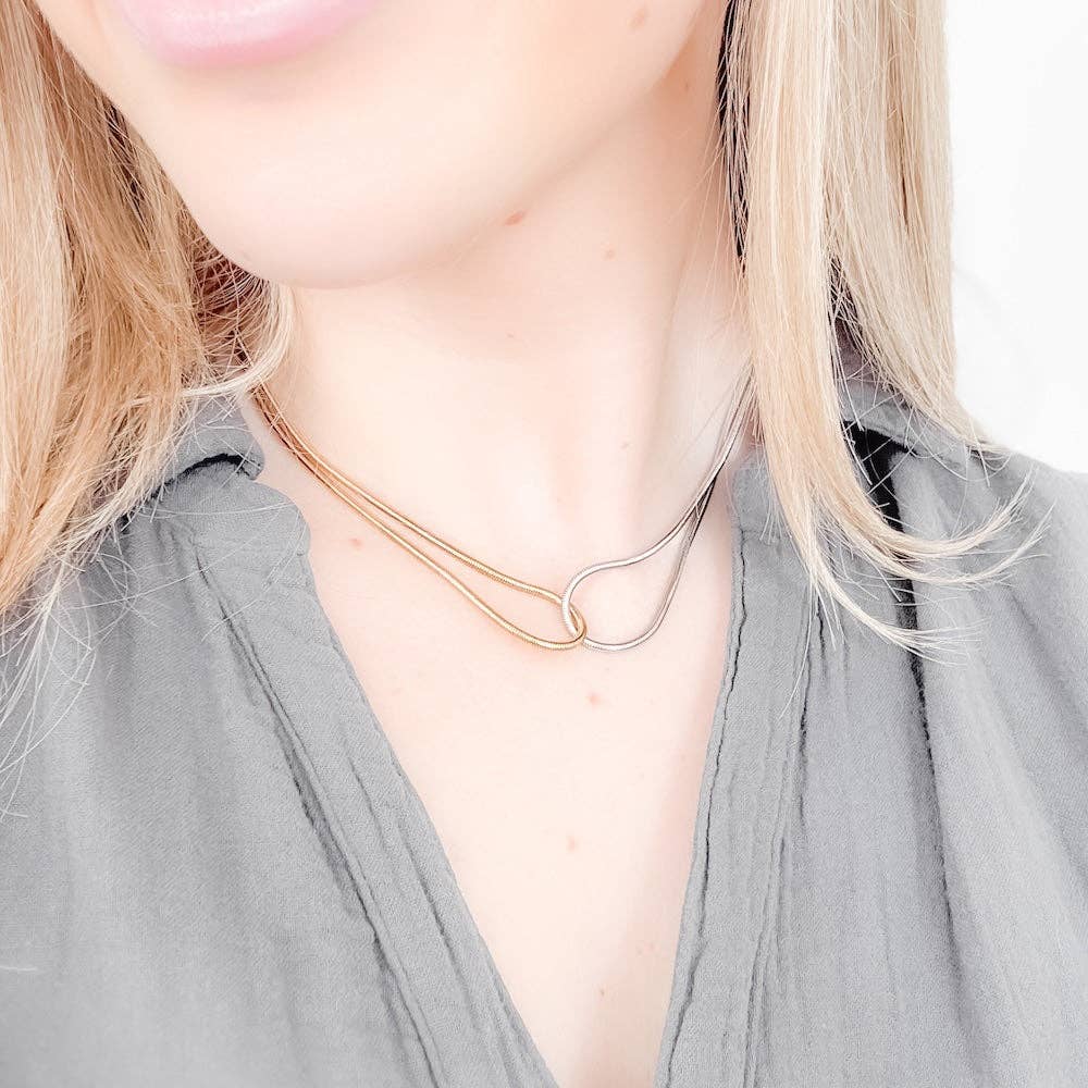 Maddy Mixed Metal Necklace