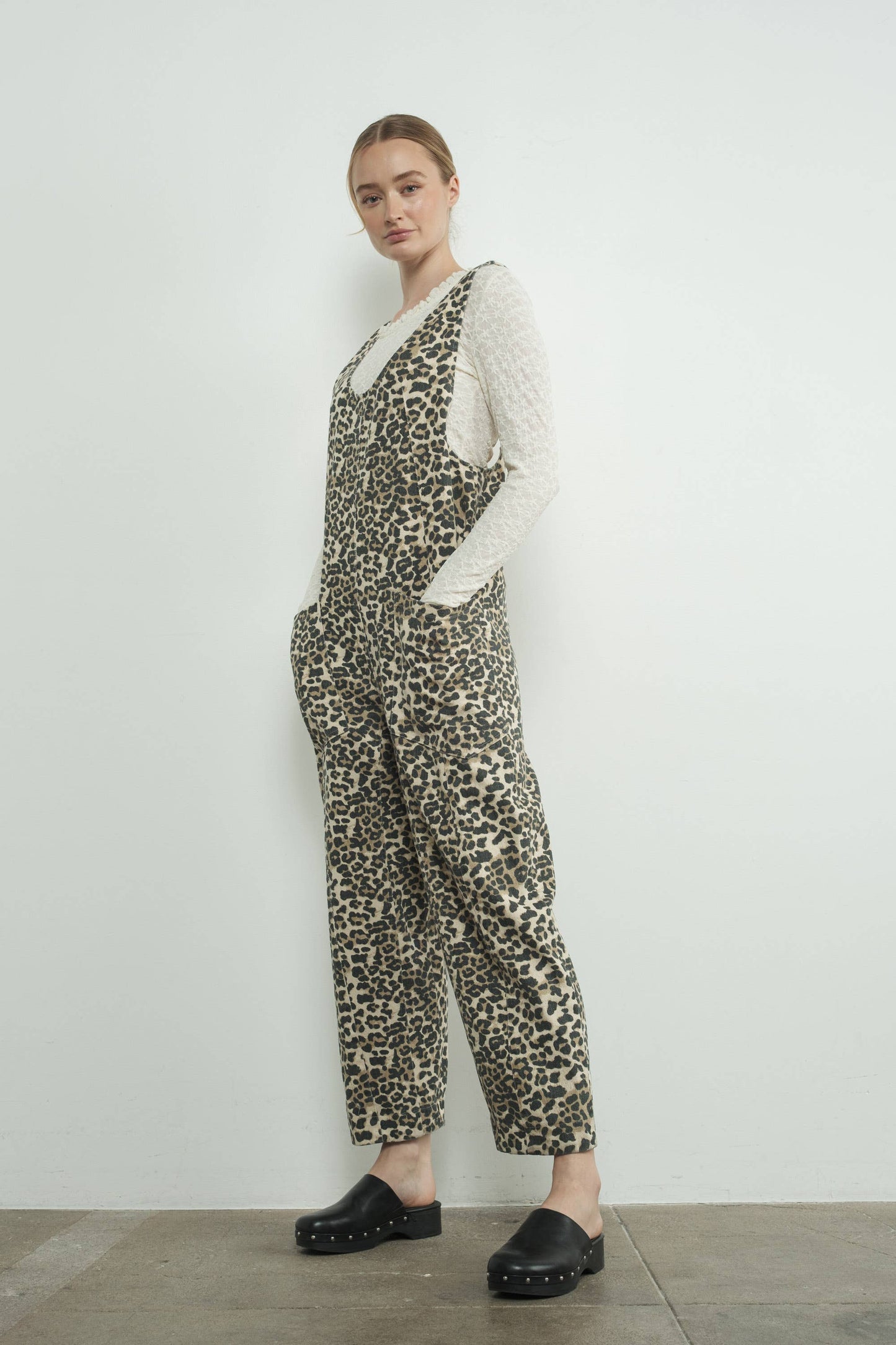 Leopard Print Jumpsuit