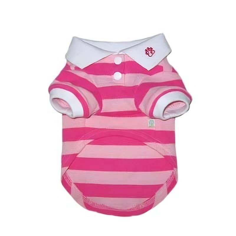 Stripe Polo Dog Shirt