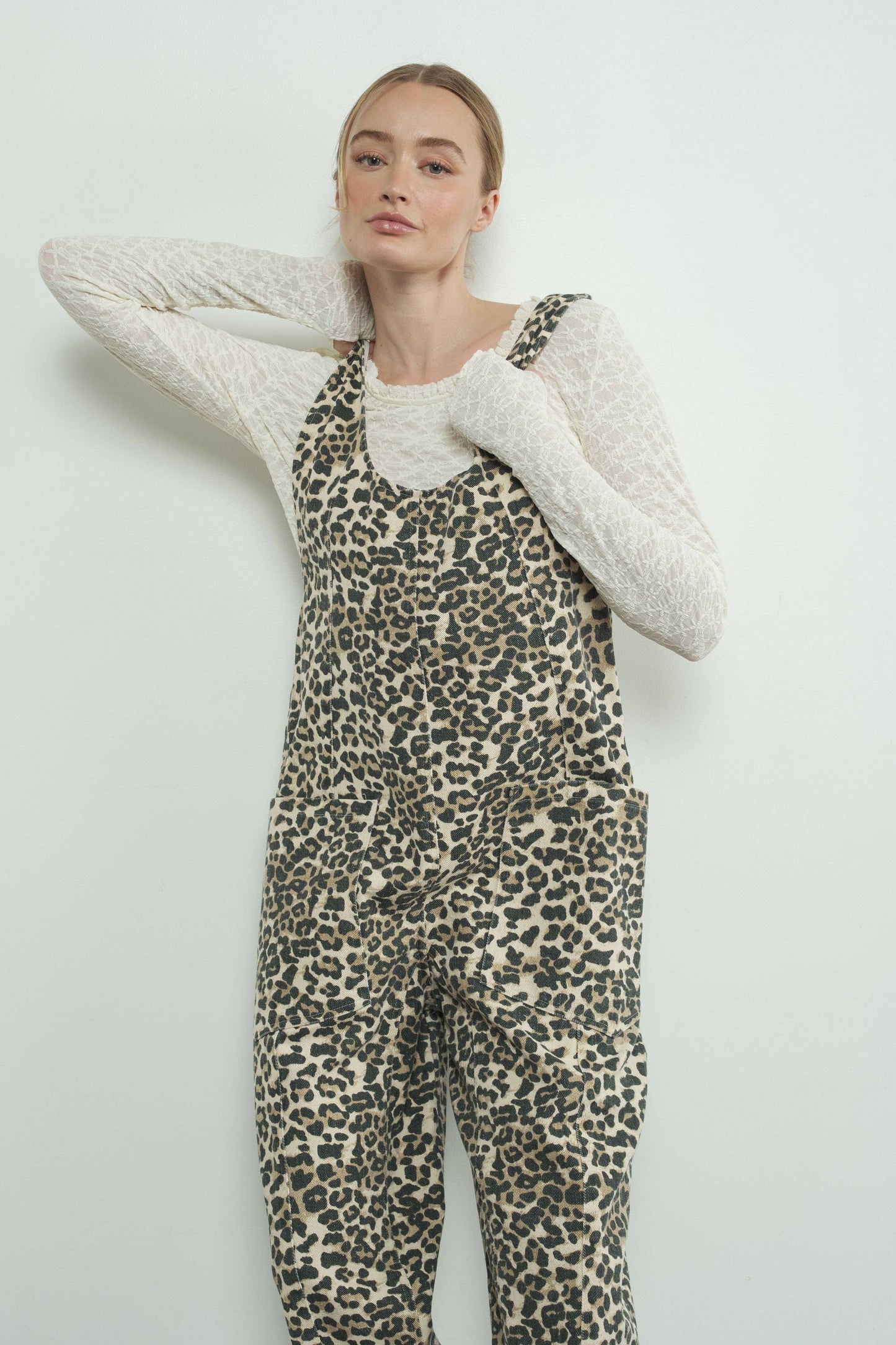 Leopard Print Jumpsuit