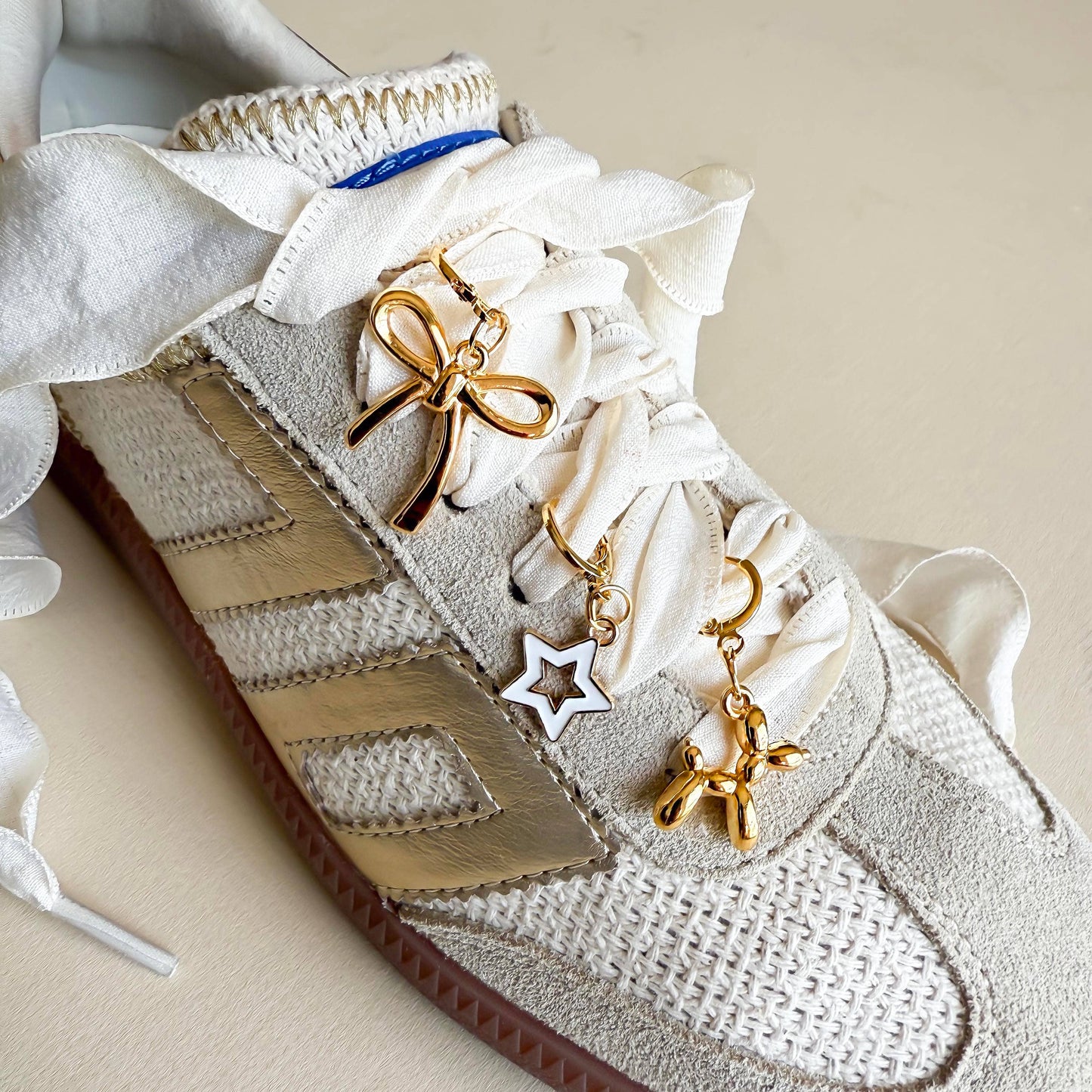Sneaker Charm and Lace Sets