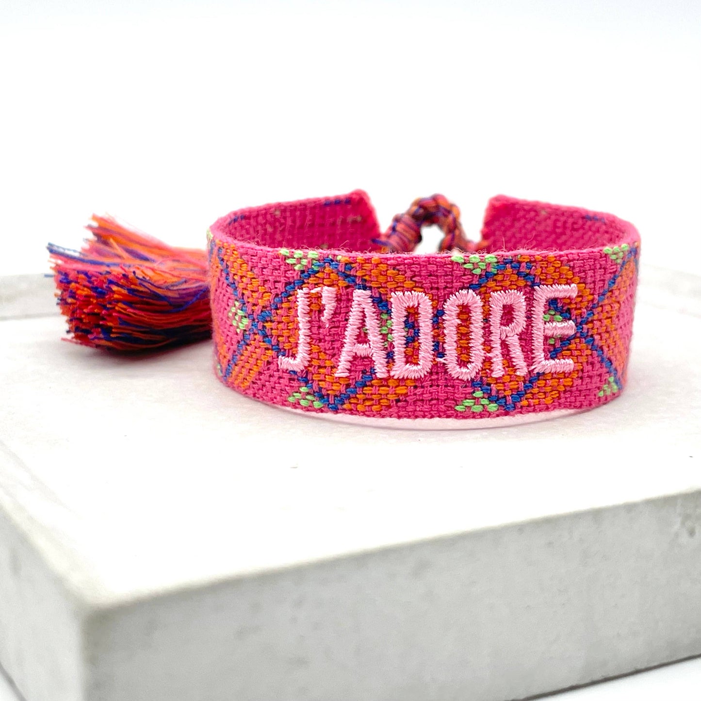 Woven Embroidered Statement Bracelets