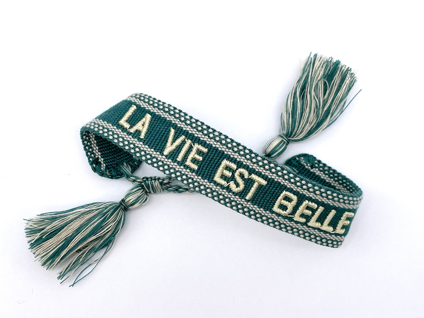 Woven Embroidered Statement Bracelets