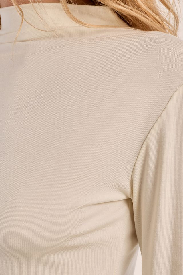 Knit Mock Neck Top