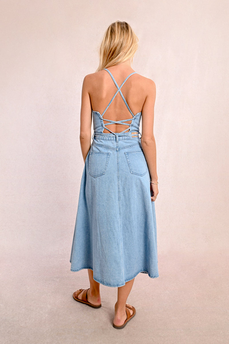 Denim Jumper Dress