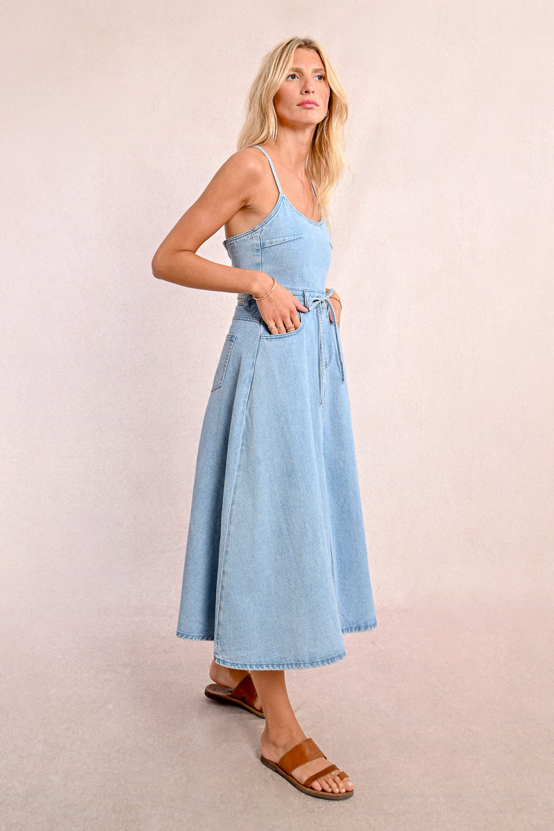 Denim Jumper Dress