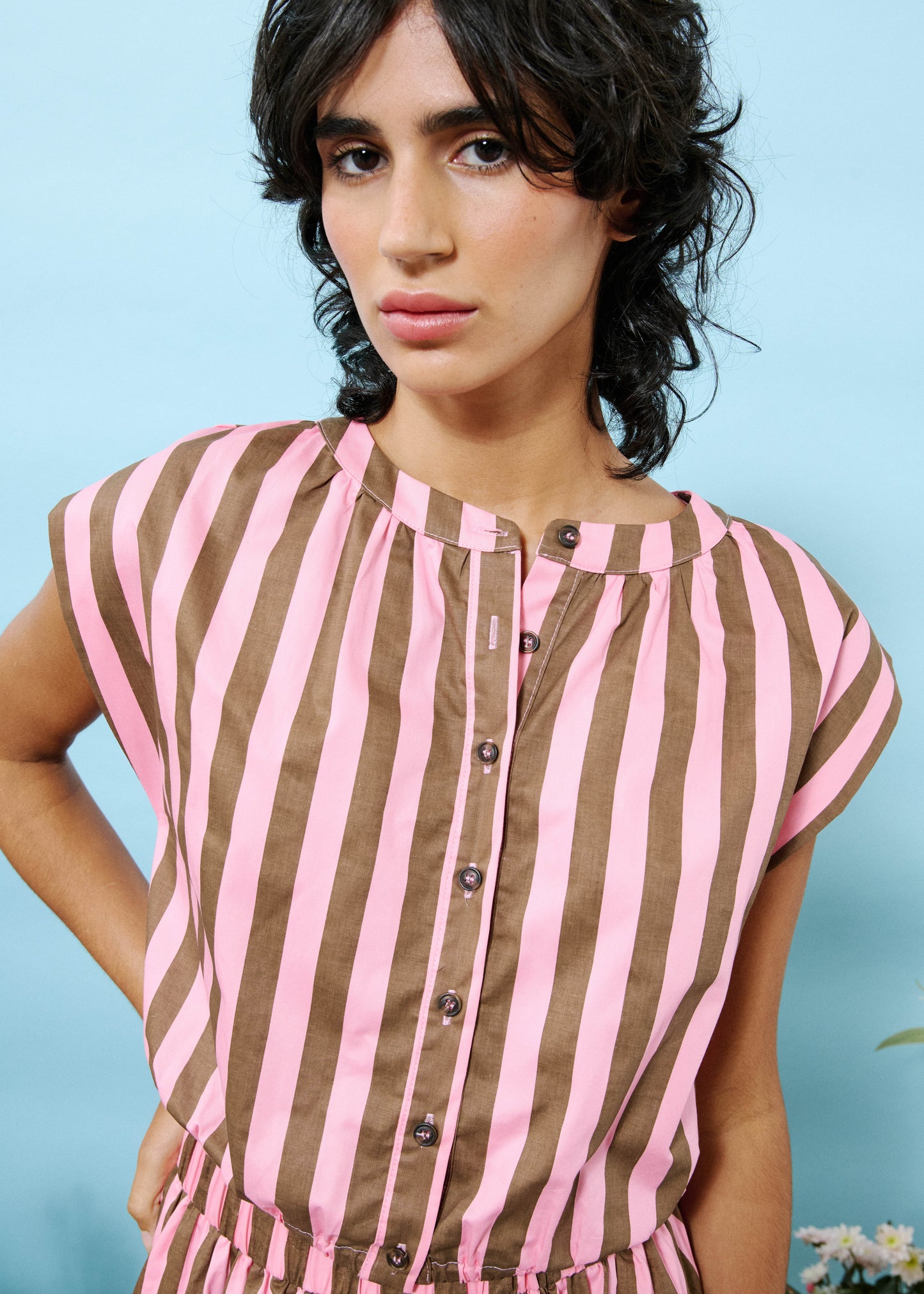 Any Woman Striped Top