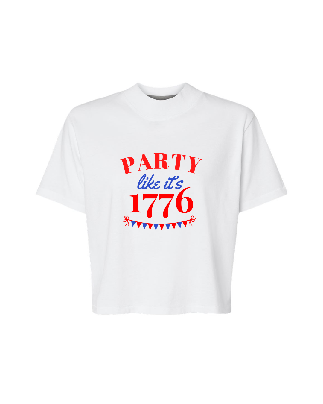 1776 Cropped Graphic Tee