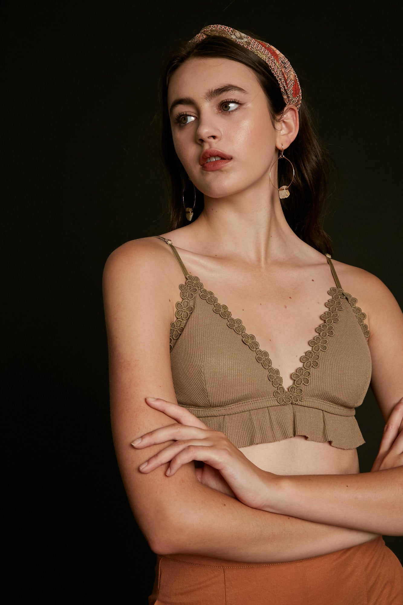 Stretch Ribbed Bralette