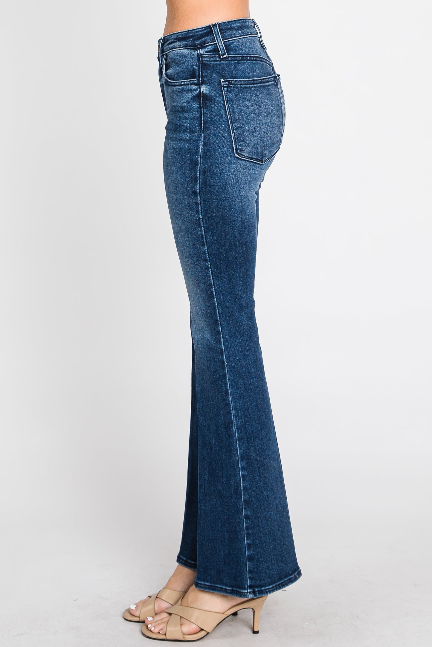 LTJ Bella Whisker Flare Jeans