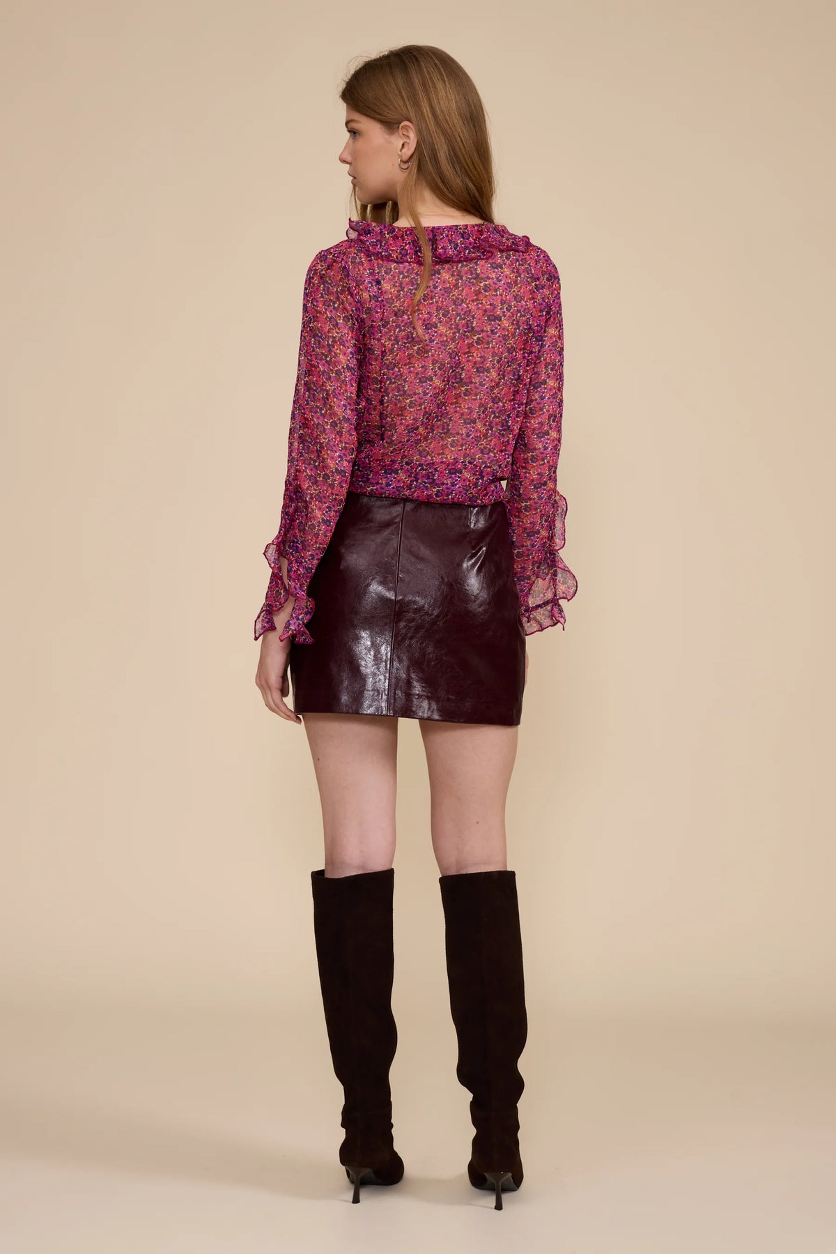 Hart Faux Leather Mini Skirt