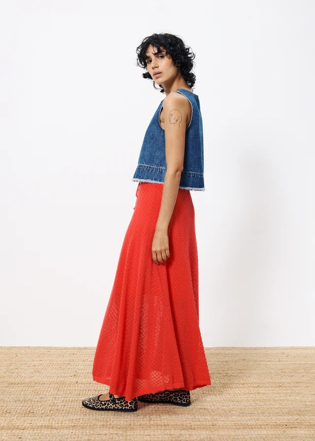 Dafne Denim Top