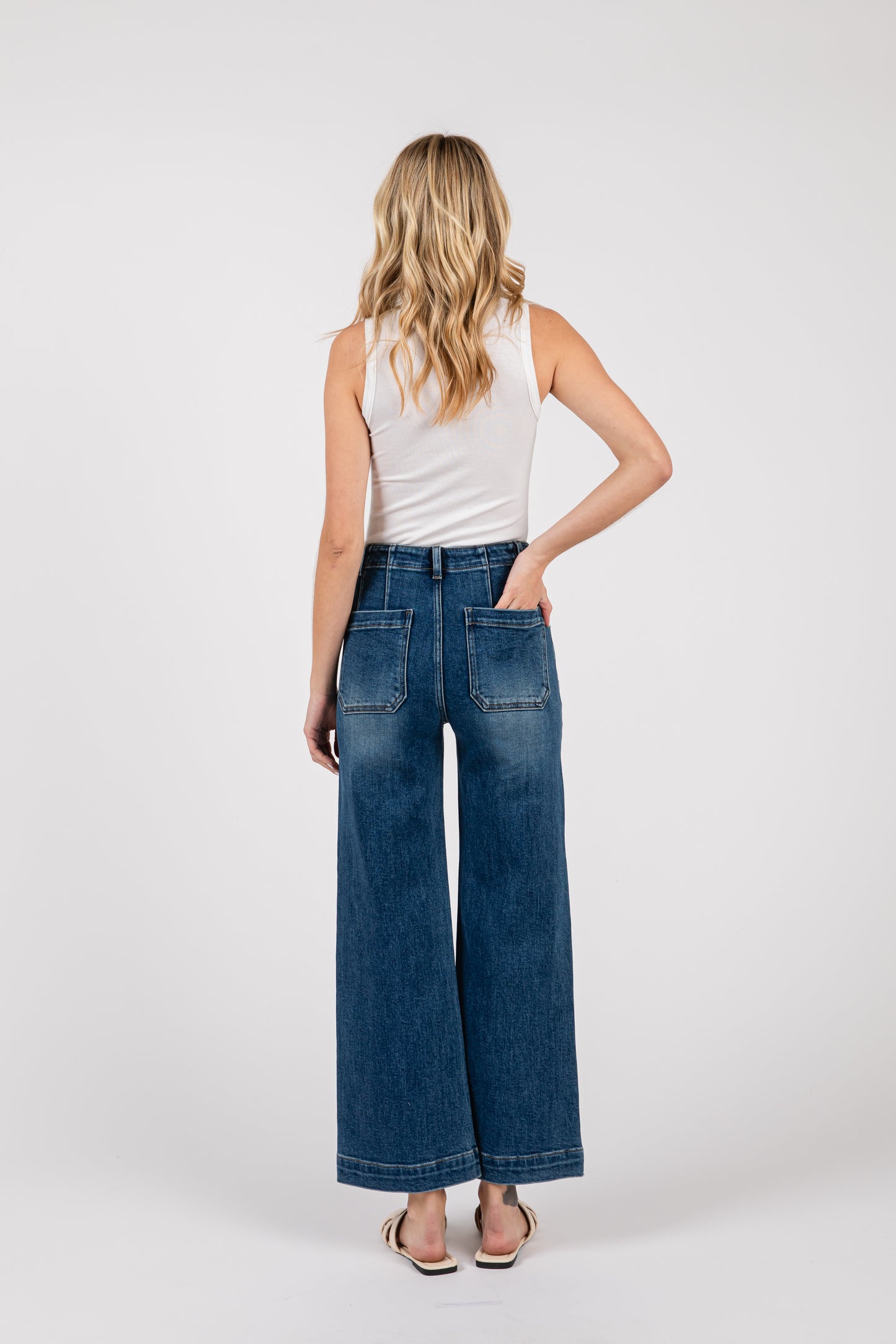 LTJ Paola Wide Leg with Seam Lines