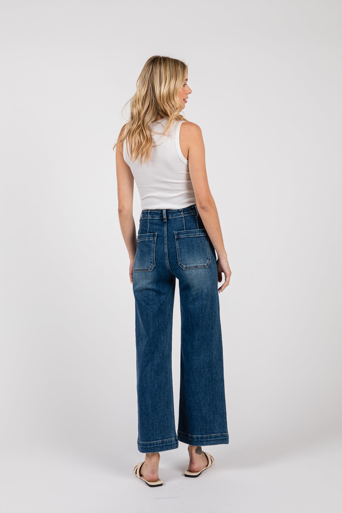 LTJ Paola Wide Leg with Seam Lines
