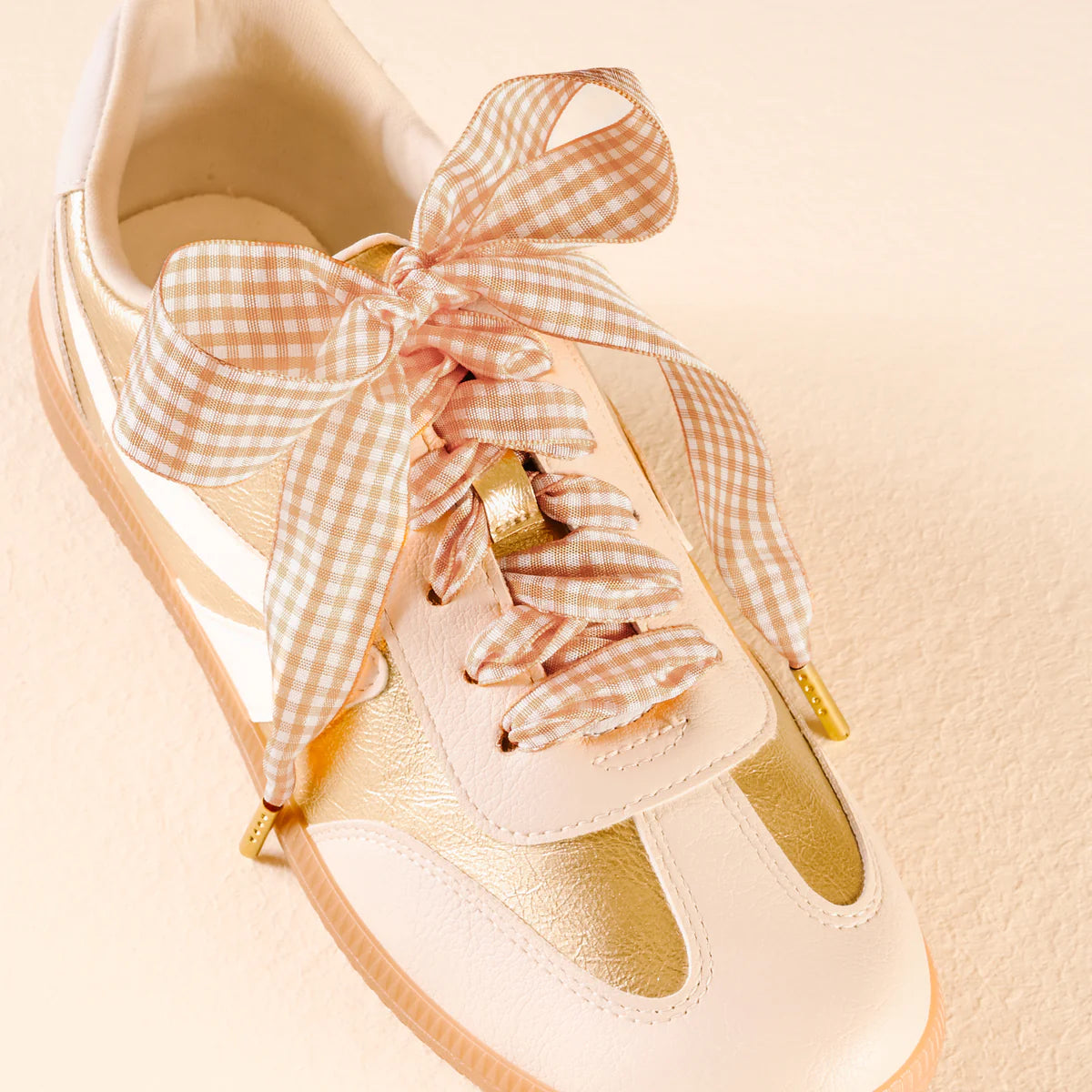 Step It Up Shoelaces- Gingham