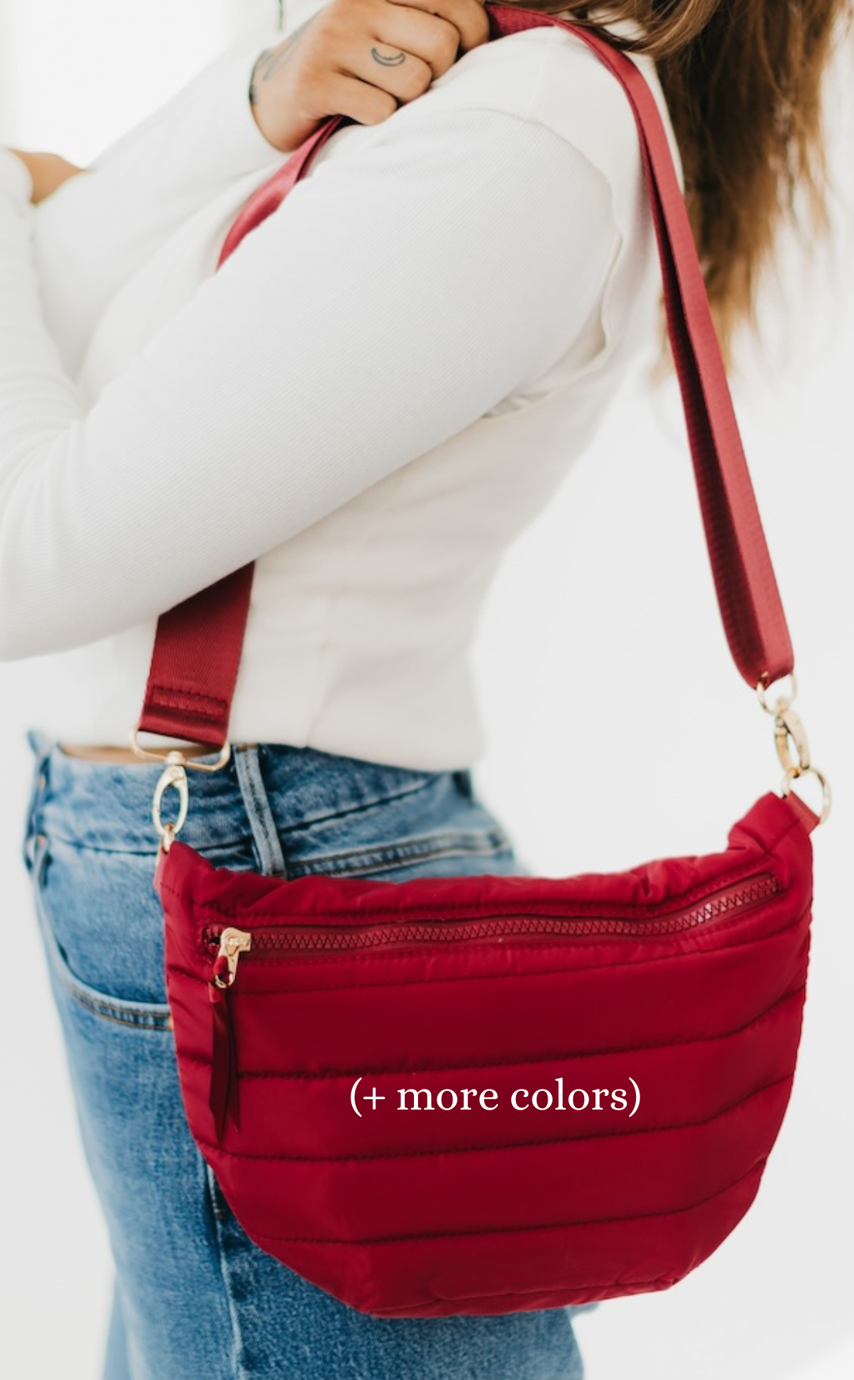 Puffer belt bag sale